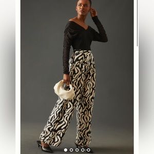 NWT size US2 Anthropologie x Faithfull El Toro Linen Pants